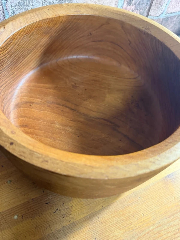Handcrafted Teakwood Large Bowl