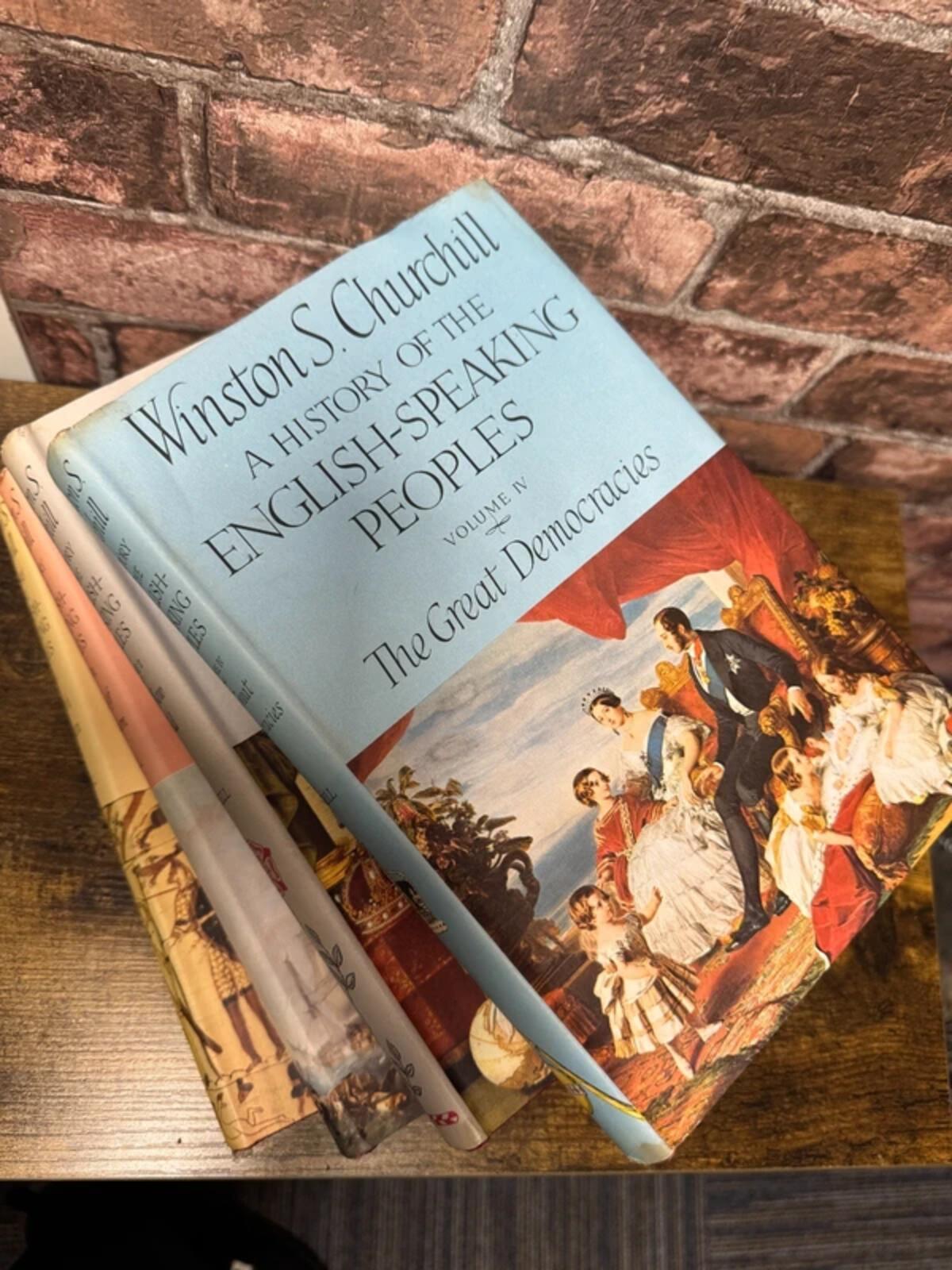 A History of The English Speaking Peoples - Winston S.Churchill Bookset of Four