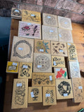 Large Bundle of Vintage Craft Stamps