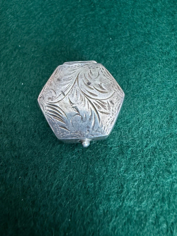 Sterling Silver Pill/Trinket Box