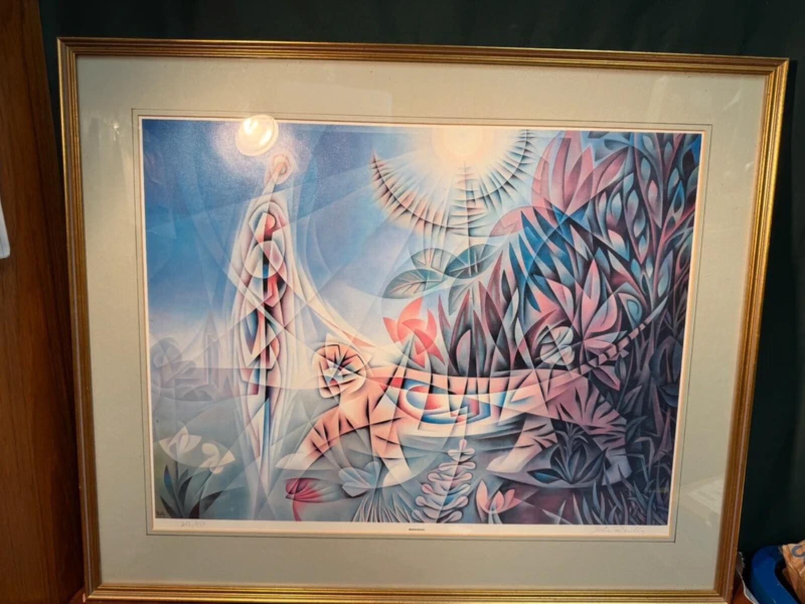 John Reilly Framed and Signed "Metamorphosis" Print - 212/850
