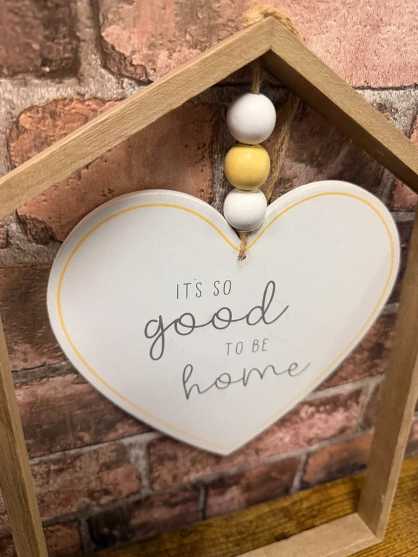 Hanging Wooden Home Sign