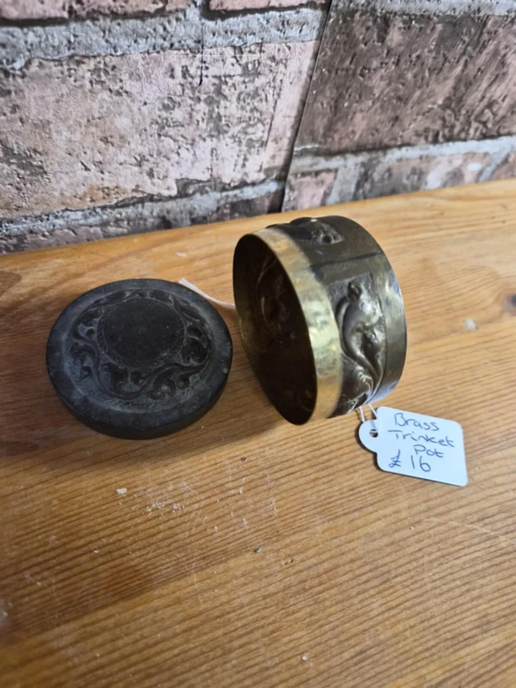 Antique Brass Trinker Box