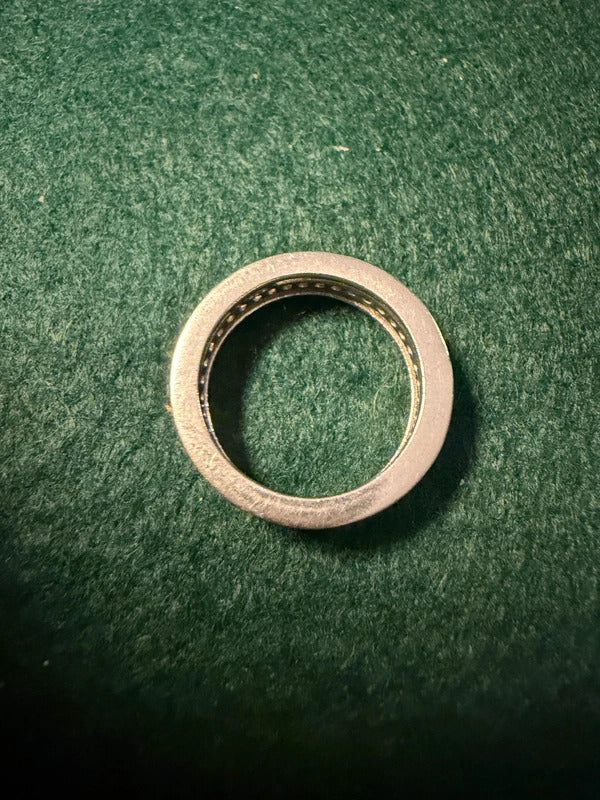 Sterling Silver Band Ring - Size O - 6g