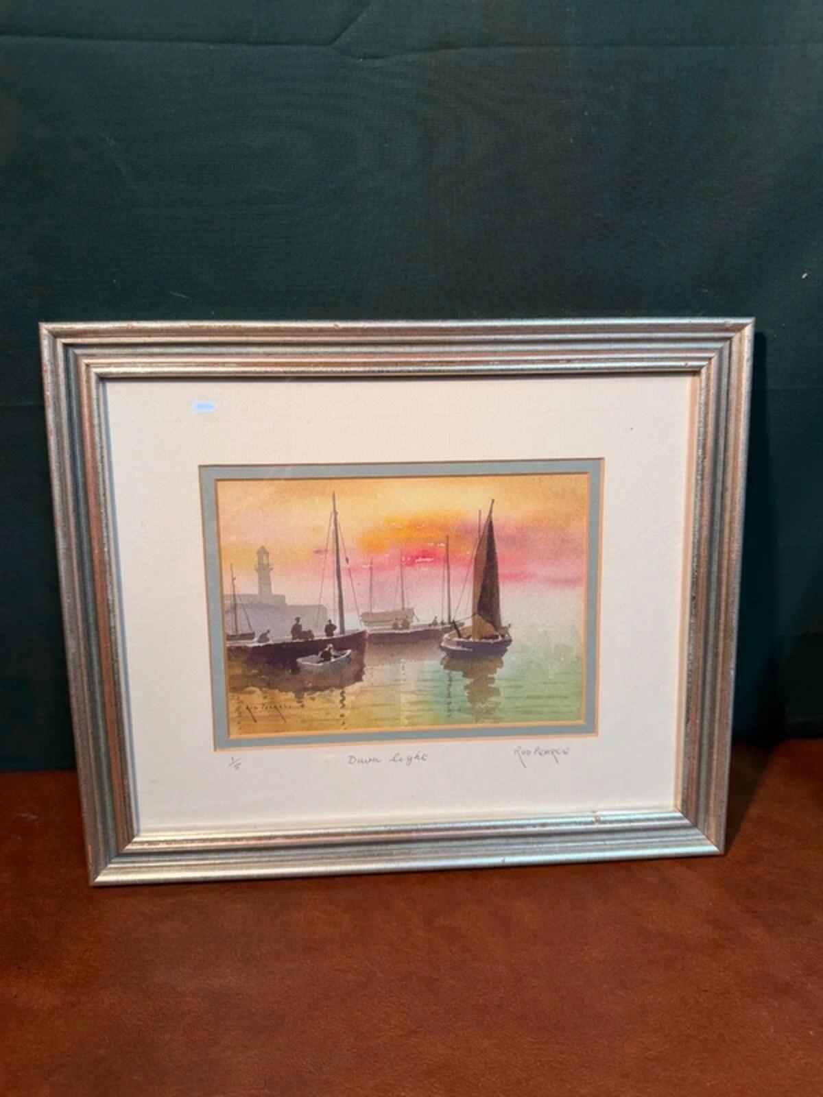 Rod Perace Dawn Light Signed & Framed Print