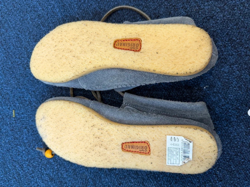 Clarks Originals Denim Blue Suede Shoes - Size 4.5D
