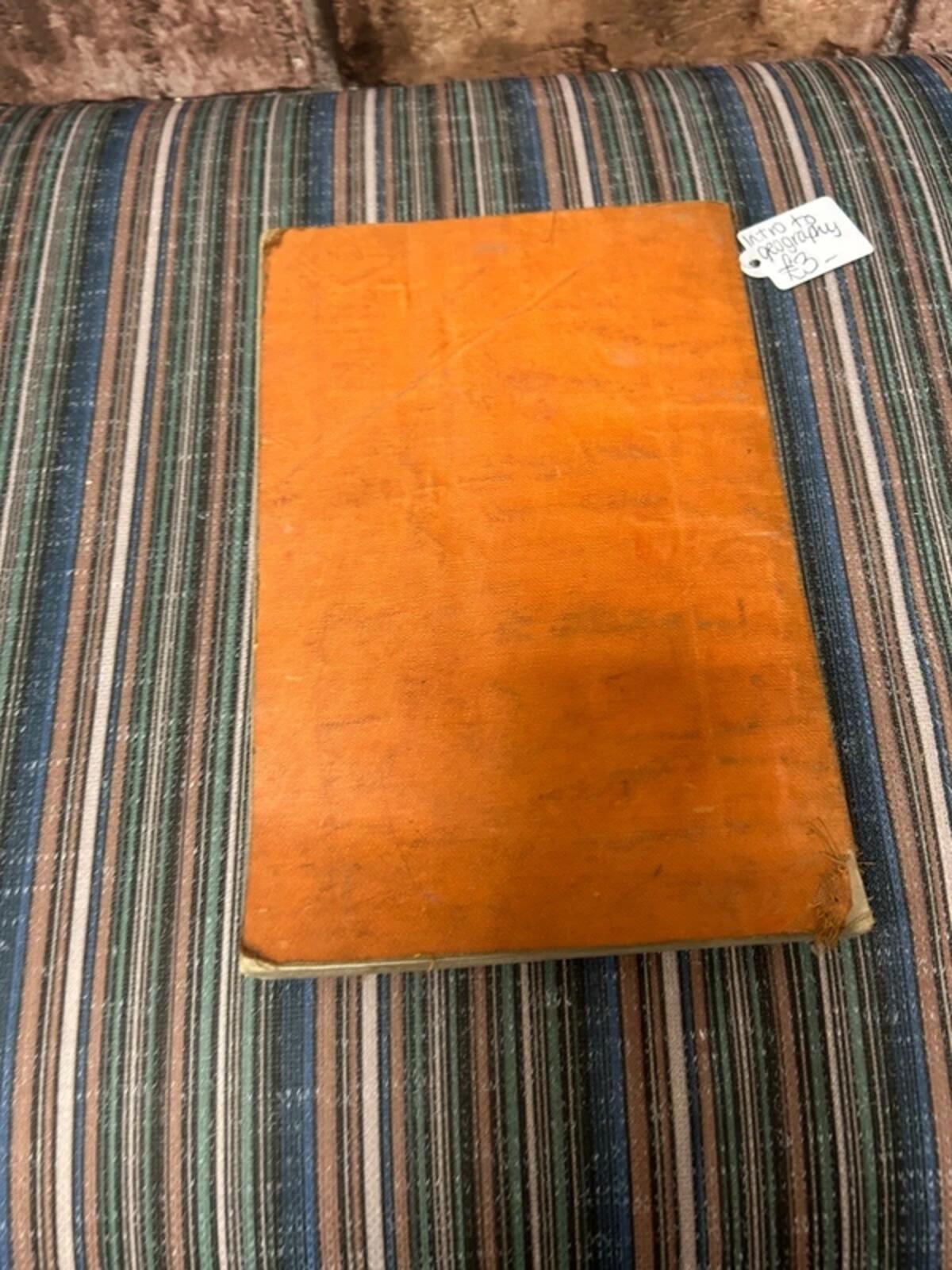 Intro to Geography Vintage Orange Book