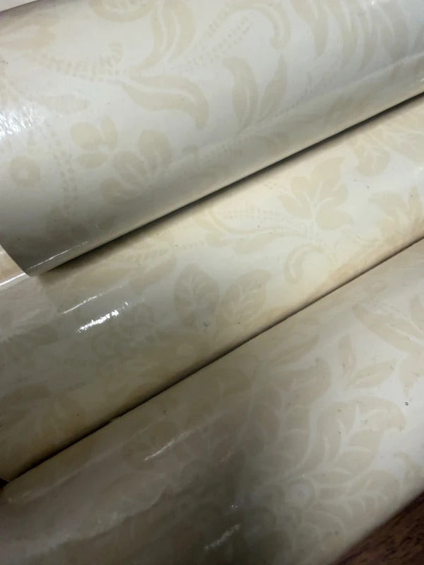 Laura Ashley Cream "Percy" Wallpaper Rolls x 6