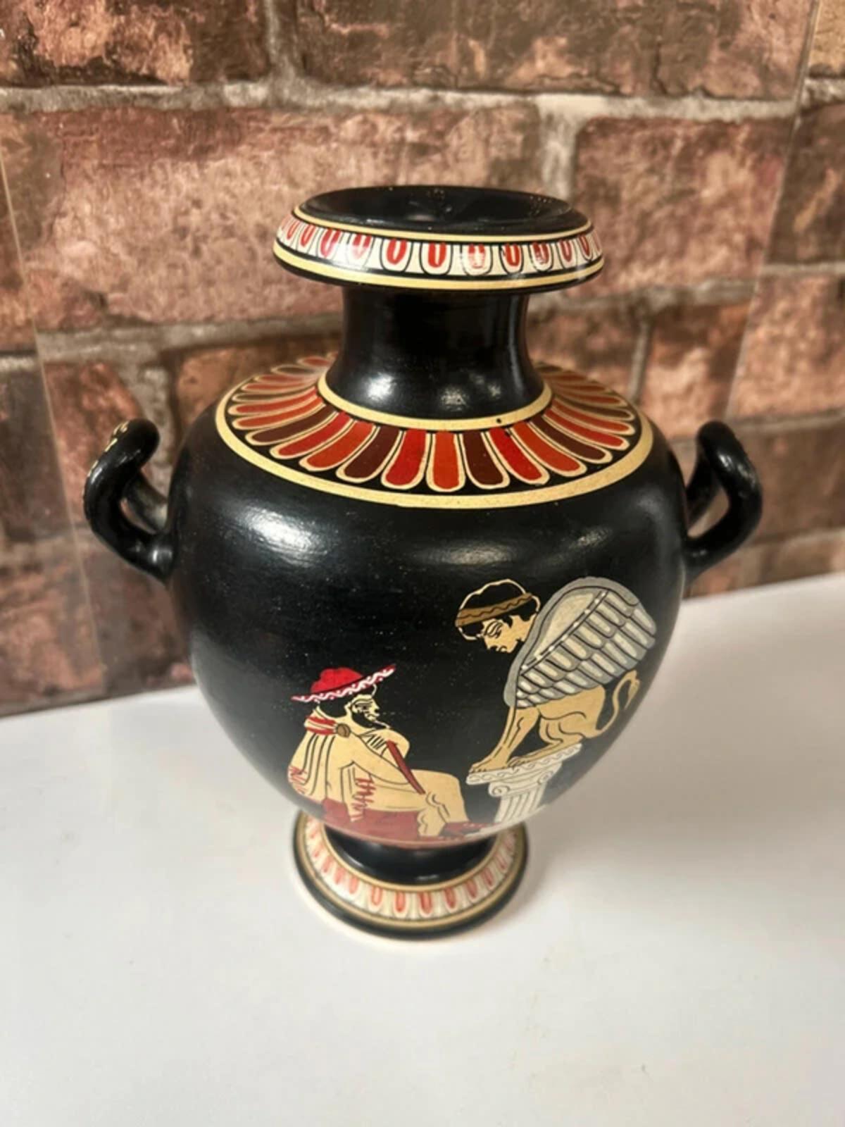 Amphora Greek Double Handled Vase