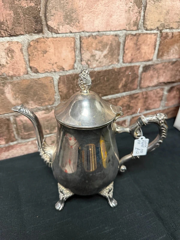 Silver Plated Vintage Teapot