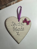 Special Friends Wooden Hanging Plaque