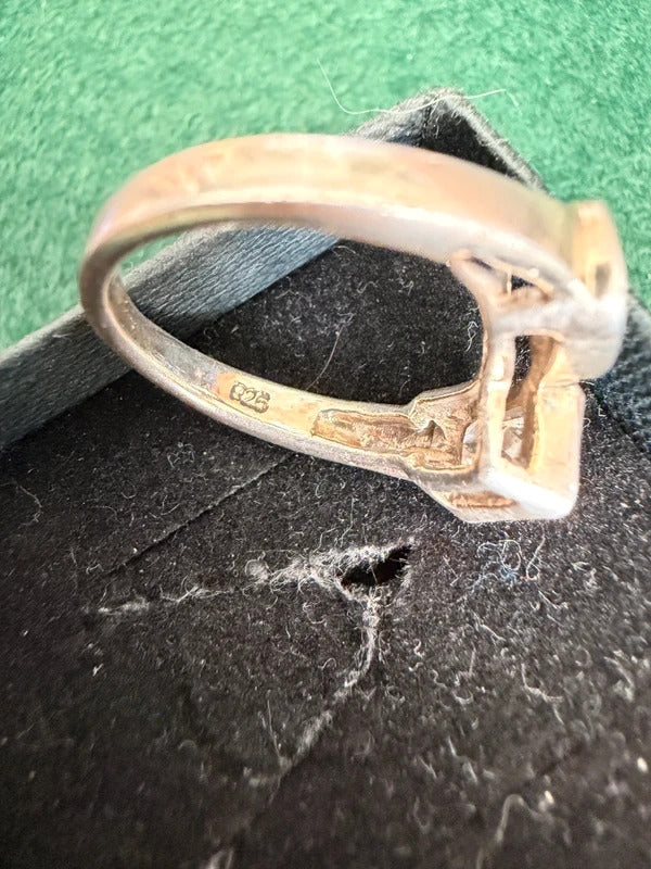 Sterling Silver Hallmarked Ring - Size L