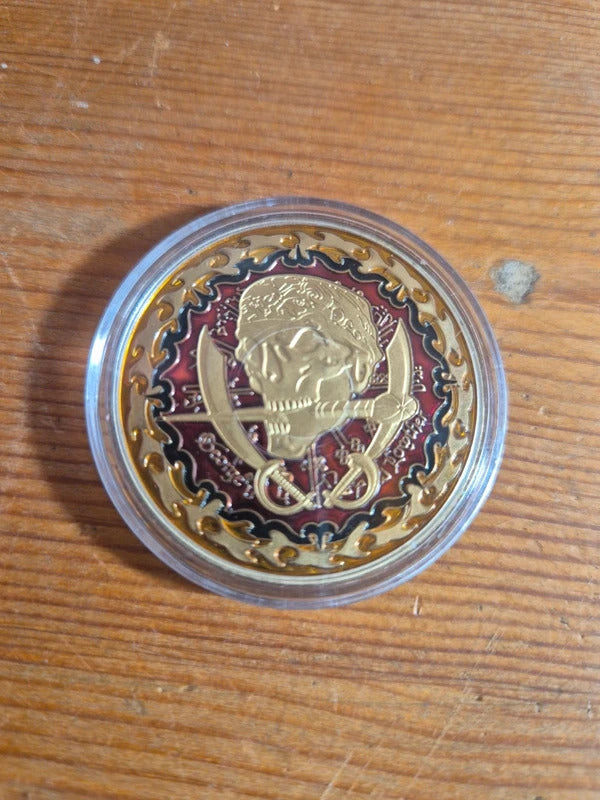 Pirate treasure commemorative coin
