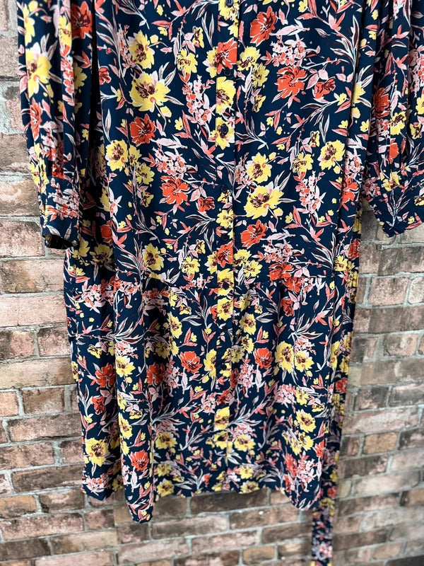 JD Williams Floral Multicolour Dress - Size 24