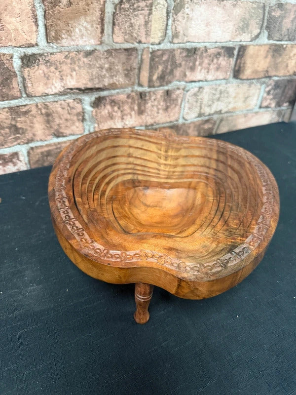 Wooden Apple Bowl
