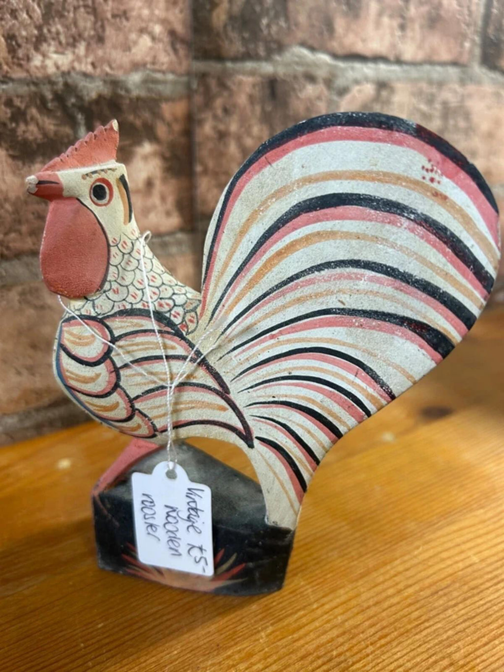 Vintage Wooden Rooster