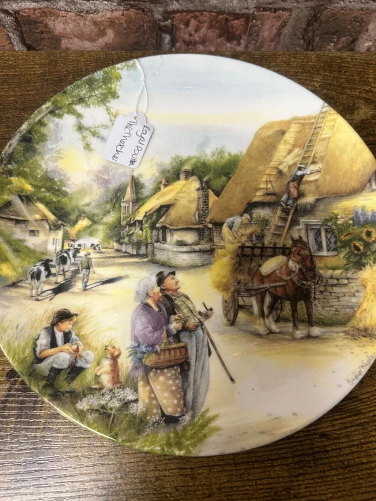 Royal Doulton The Thatcher Collectable Plate