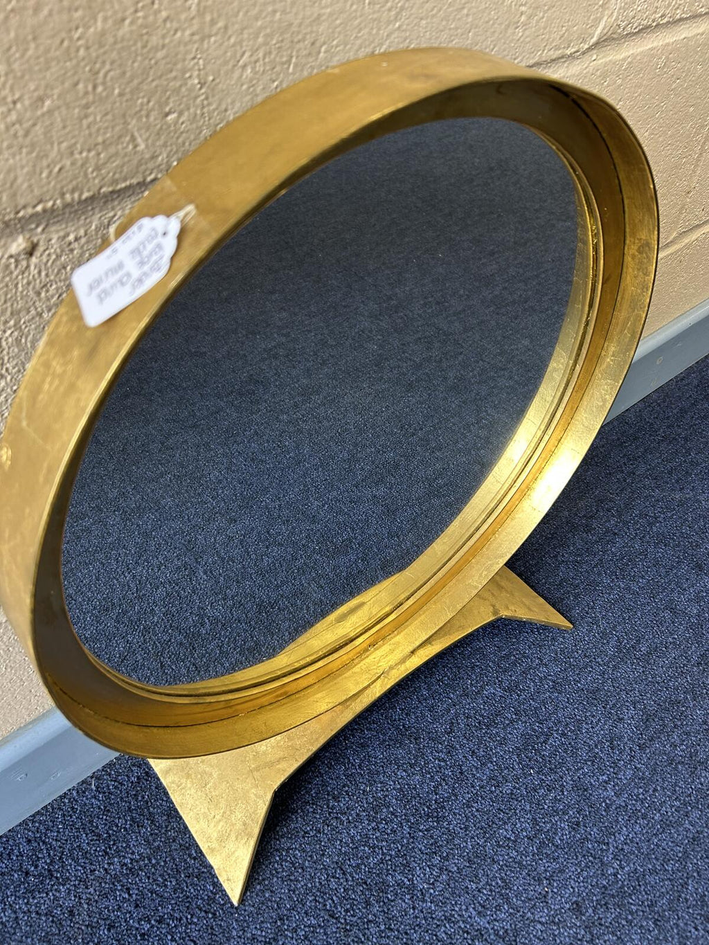 Graham and Green Zander Large Gold Table Mirror