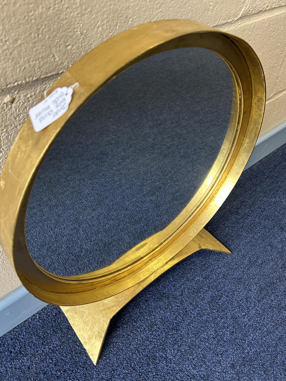 Graham and Green Zander Large Gold Table Mirror