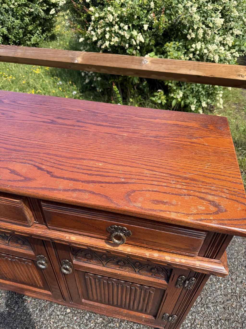 Old Charm Oak Cabinet/Cupboard