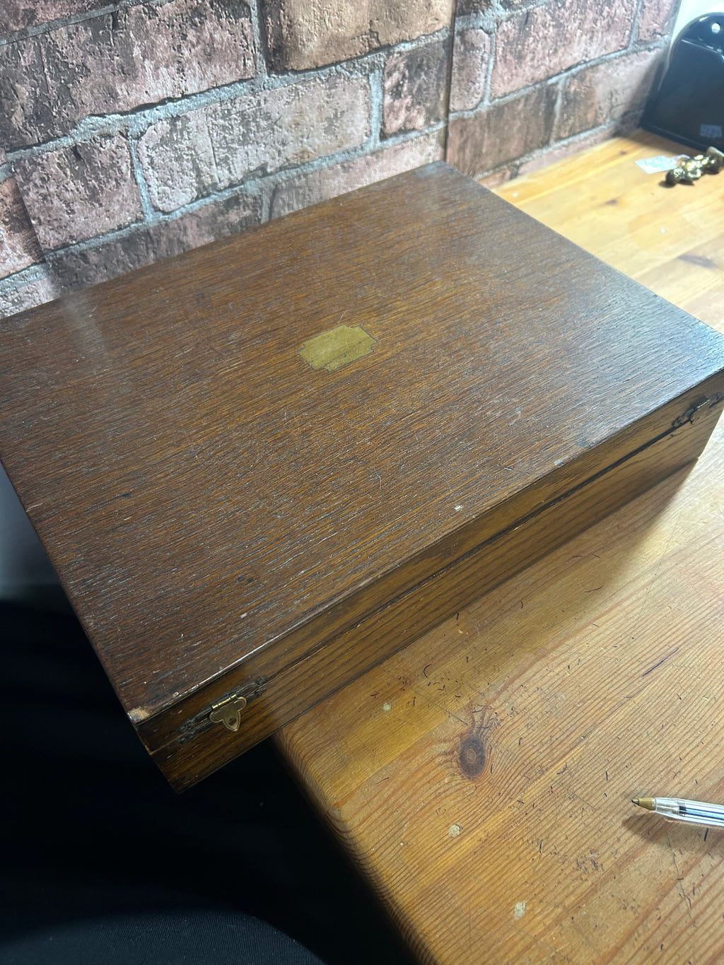 Vintage Cutlery Set in Wooden Case
