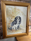 Pollyanna Pickering Spaniel Signed and Framed Print