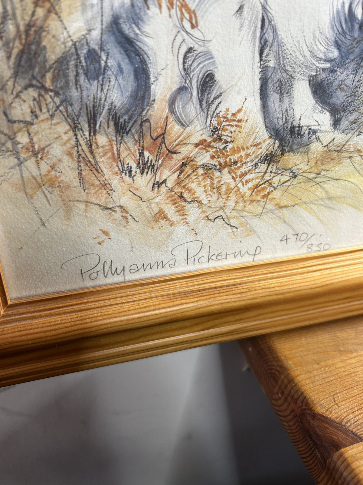 Pollyanna Pickering Spaniel Signed and Framed Print