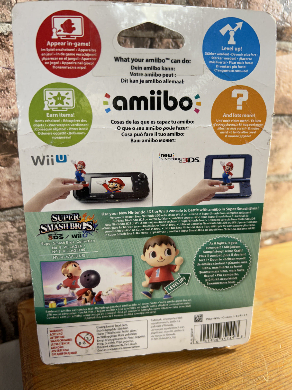 Nintendo Amiibo No.9 Villager Toy
