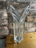 Vintage Mikasa Art Deco German Lead Crystal Flower Vase