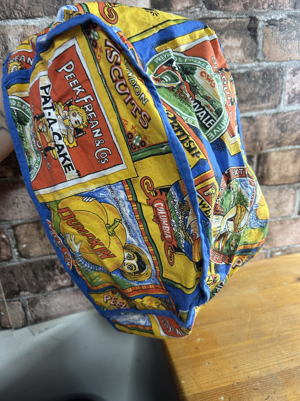 Retro Advertising Fabric Toaster Cover