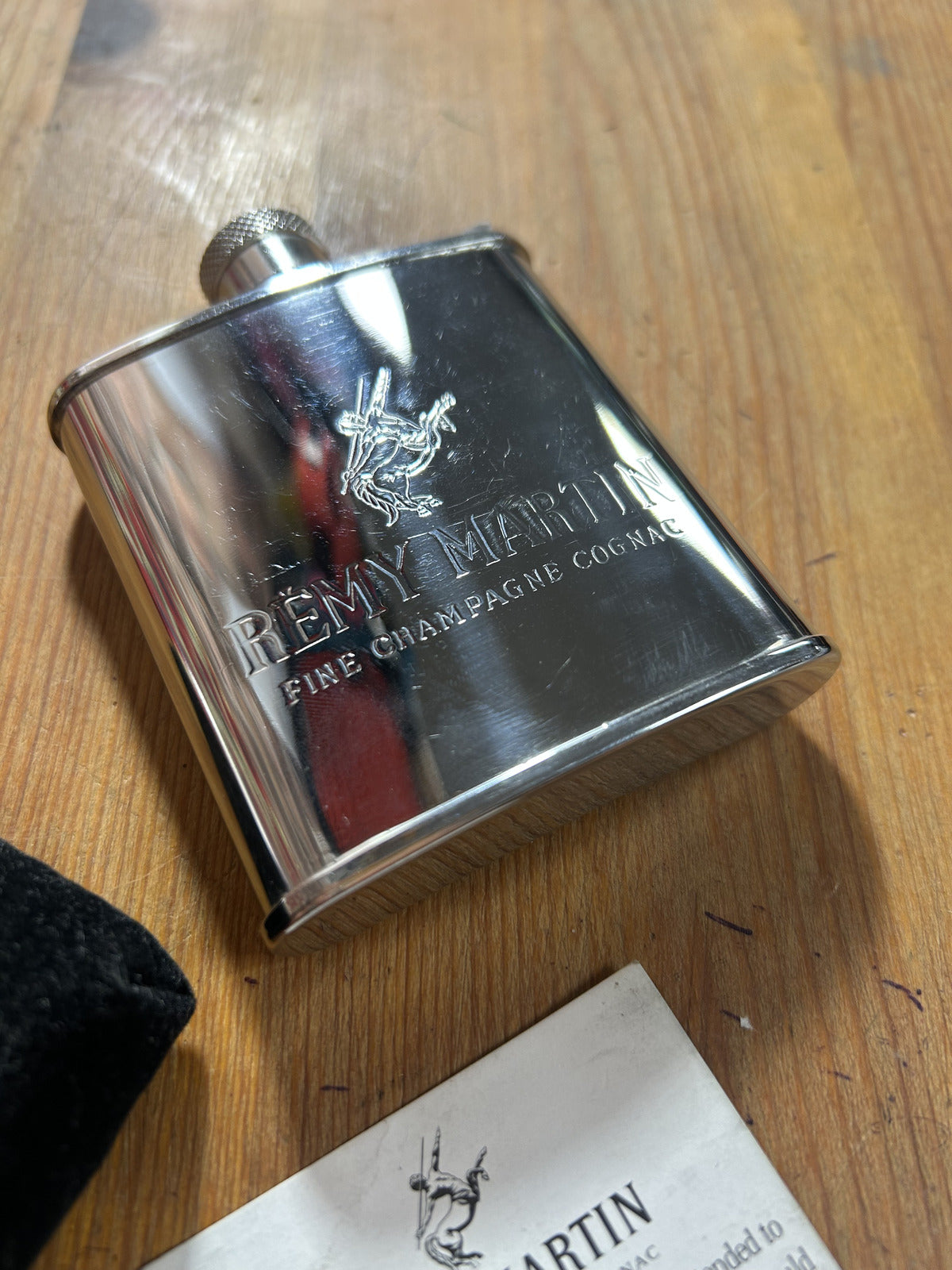 Remy Martin Flask with Case