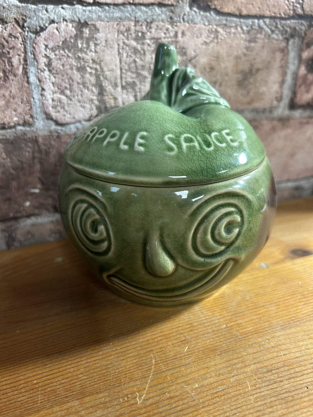 Vintage Sylvac Apple Sauce Ceramic Pot