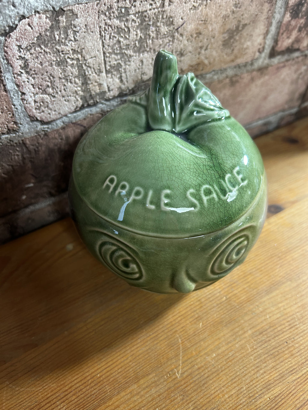 Vintage Sylvac Apple Sauce Ceramic Pot
