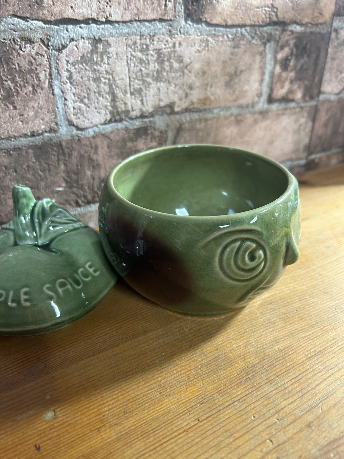 Vintage Sylvac Apple Sauce Ceramic Pot