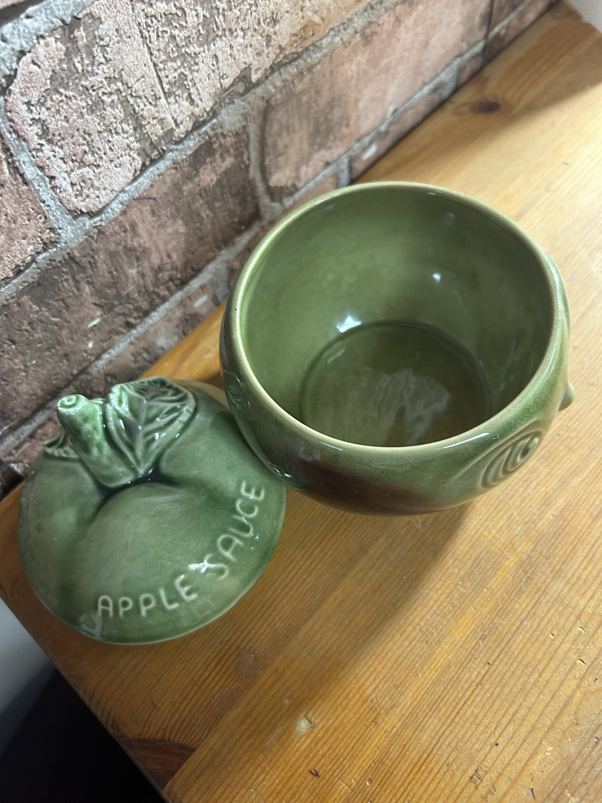 Vintage Sylvac Apple Sauce Ceramic Pot