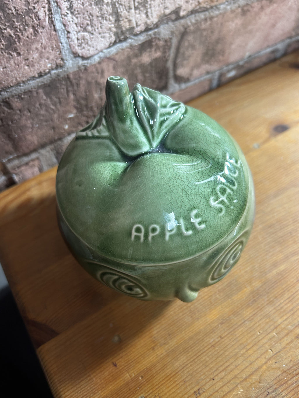 Vintage Sylvac Apple Sauce Ceramic Pot