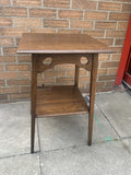 Edwardian Oak Arts and Crafts Side Table