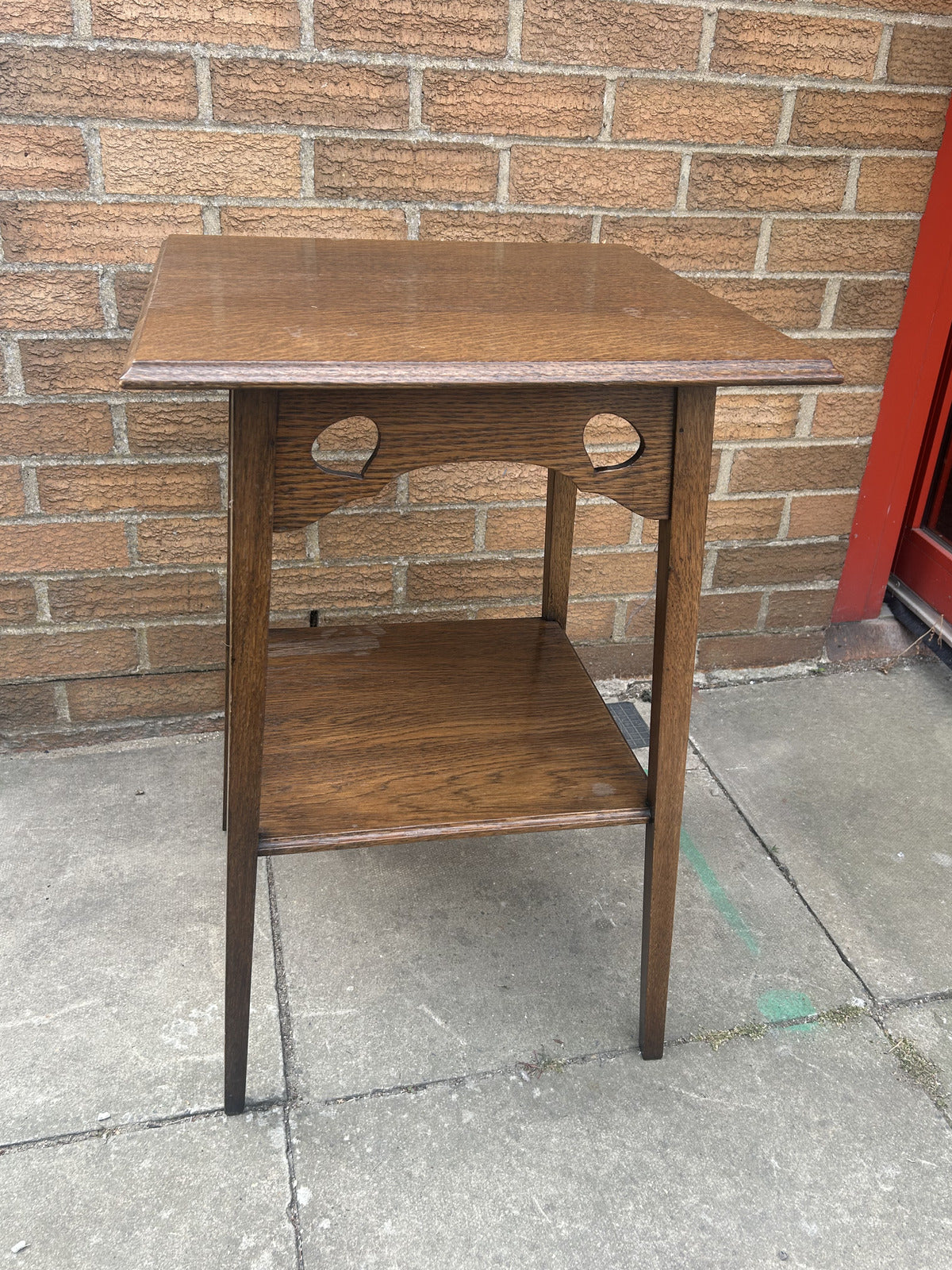 Edwardian Oak Arts and Crafts Side Table