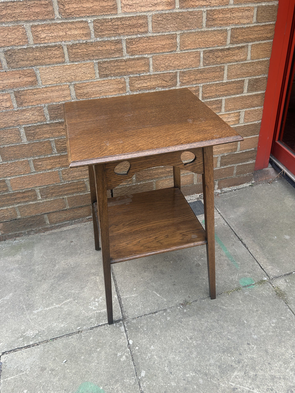 Edwardian Oak Arts and Crafts Side Table