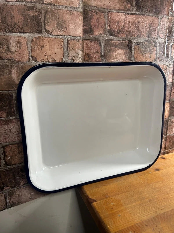 Rectangular Enamel Roasting Tray