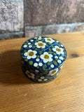Vintage Floral Wooden Trinket Box