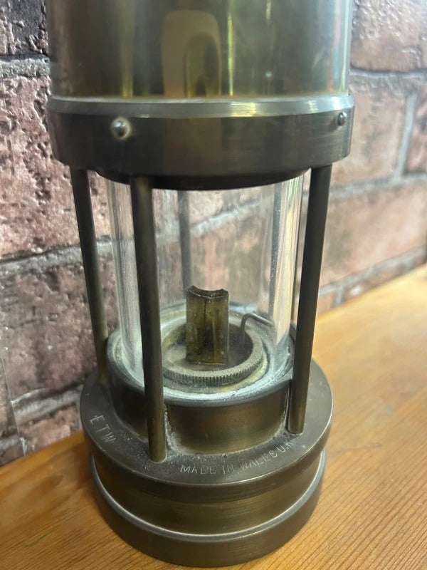 E.Thomas and Williams Cambrian Brass Miners Lamp