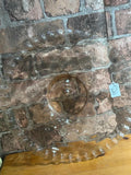 Foster 'American' Glass Torte Plate
