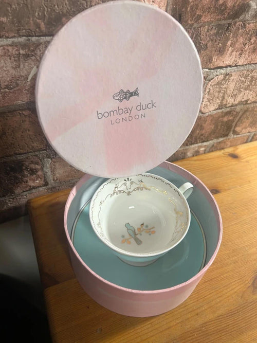 Bombay Duck Darcy Bird Cup and Saucer Set