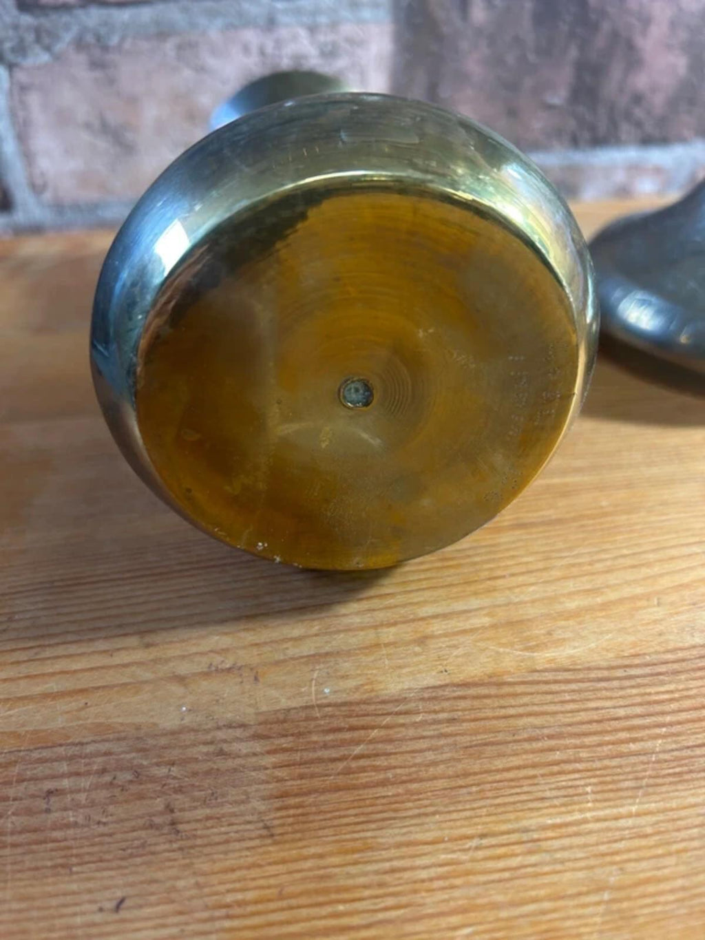 Pair of Indian Brass Vases