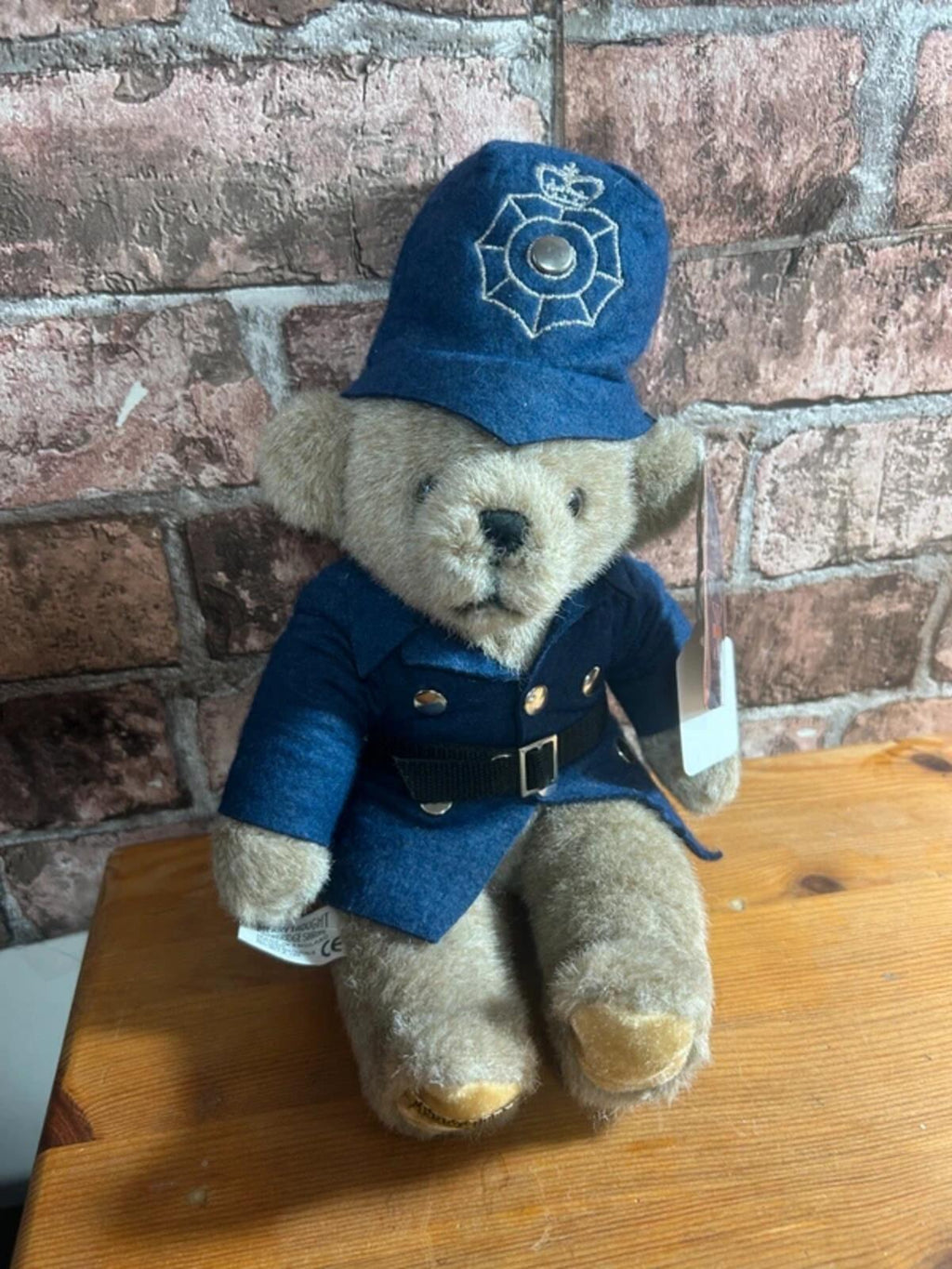 Merrythought Teddy Bear Mohair Policeman