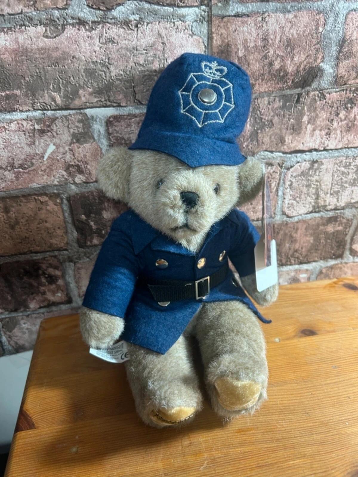 Merrythought Teddy Bear Mohair Policeman