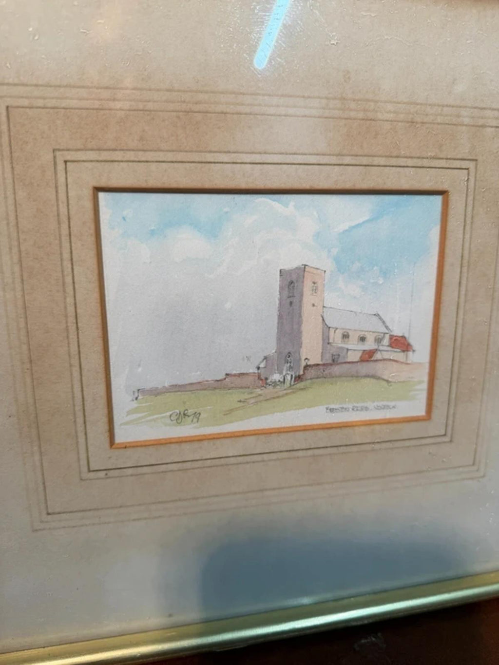 Vintage Framed and Signed Watercolour Painting