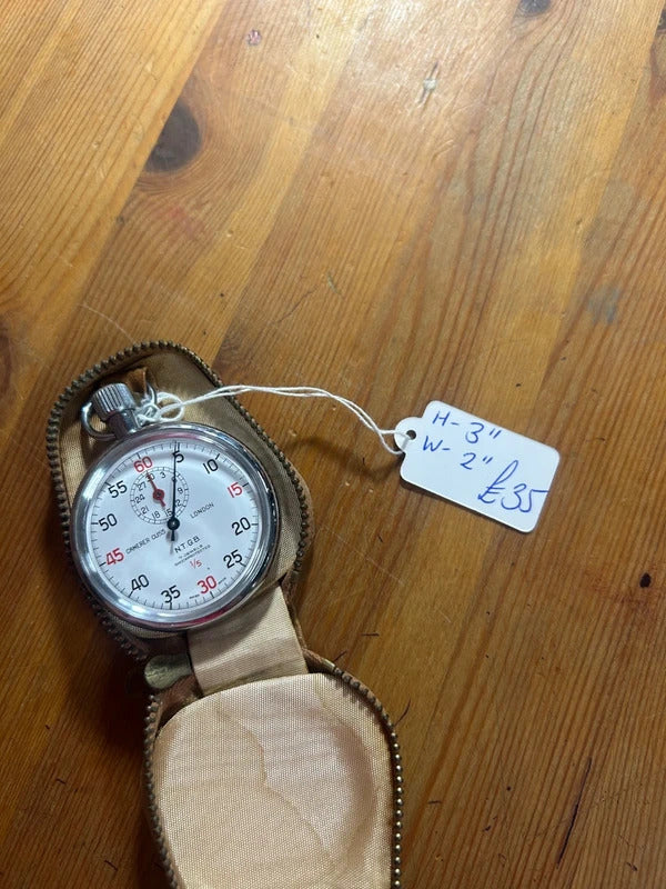 Vintage Mechanical Stopwatch with Case