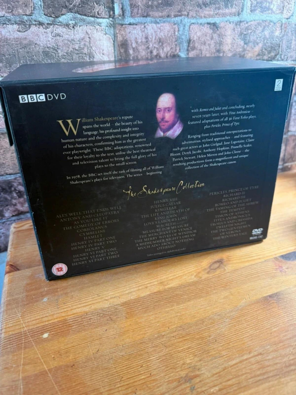 Shakespeare Collection DVD x 37 Boxset